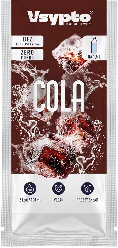Vsypto Napój w proszku o smaku coli bez cukru 9g