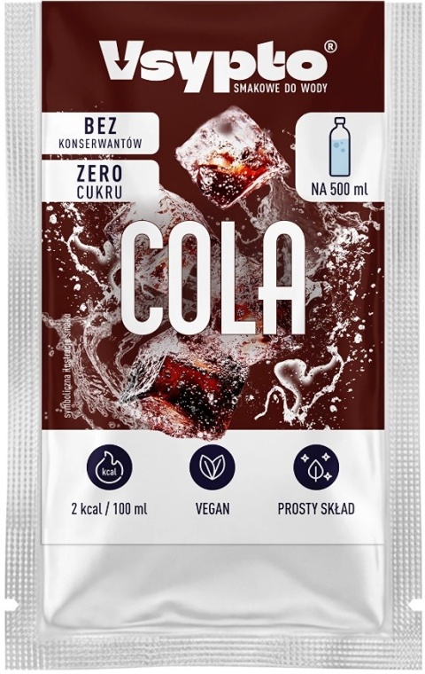 Vsypto Napój w proszku o smaku coli bez cukru 3g
