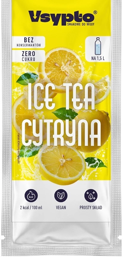 Vsypto Napój w proszku o smaku Ice Tea Cytryna bez cukru 9g
