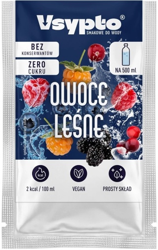 Vsypto Napój w proszku o smaku owoców leśnych bez cukru 3g