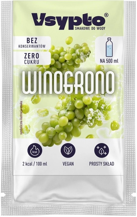 Vsypto Napój w proszku o smaku winogron bez cukru 3g