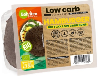BALVITEN BIO Low Carb Bułki hamburgerowe bezglutenowe 2x80g