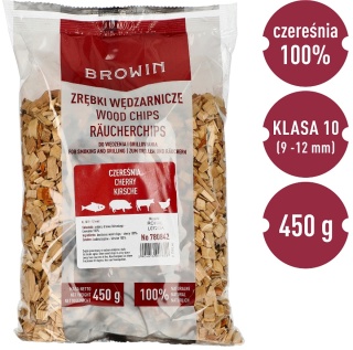 BROWIN Zrębki do wędzenia grillowania czereśnia 450g kl10