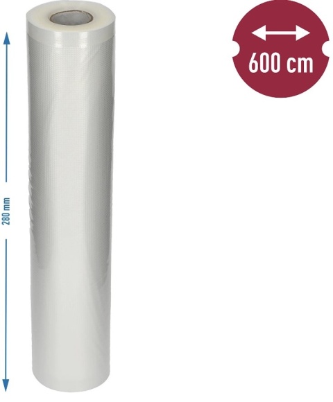 BROWIN Folia moletowana do zgrzewarki próżniowej rękaw 28x600cm