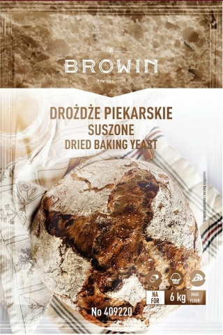 BROWIN Suszone drożdże piekarskie 100g