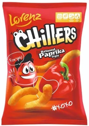 Lorenz Chillers Papryka Chrupki paprykowe 70g