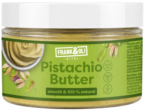 FRANK&OLI Pistachio Bezglutenowa pasta pistacjowa 200g