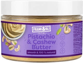 FRANK&OLI Pistachio&Cashew Bezglutenowa pasta pistacjowa z nerkowcem 200g
