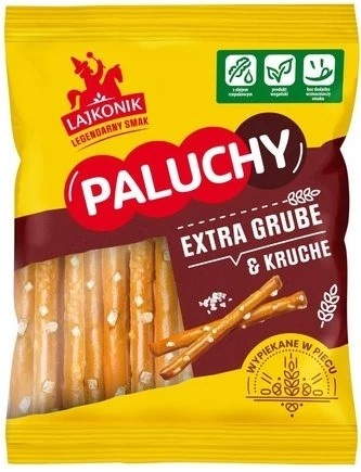 LAJKONIK Paluchy extra grube i kruche 125g