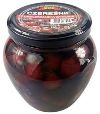 MK CZEREŚNIE DRYLOWANE W SYROPIE 550g