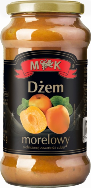 MK DŻEM MORELOWY O OBNIŻONEJ ZAWARTOŚCI CUKRU 315G