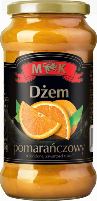 MK DŻEM POMARAŃCZOWY O OBNIŻONEJ ZAWARTOŚCI CUKRU 315G