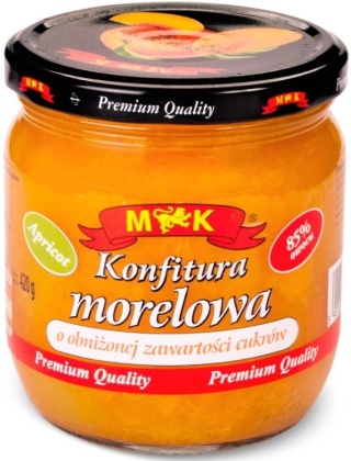 MK KONFITURA MORELOWA O OBNIŻONEJ ZAWARTOŚCI CUKRÓW 420G
