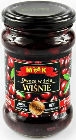 MK OWOCE W ŻELU WIŚNIE 320G