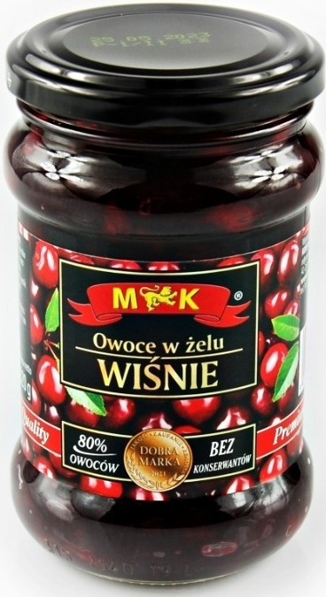 MK OWOCE W ŻELU WIŚNIE 320G