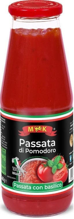 MK PASSATA POMIDOROWA Z BAZYLIĄ 680G