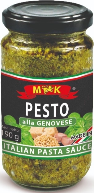 MK PESTO ZIELONE Z BAZYLII Z OLIWĄ Z OLIWEK 190G