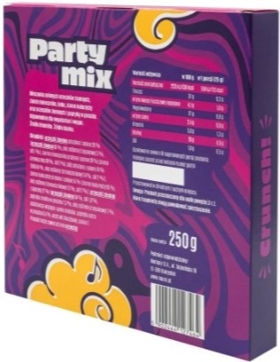 NAURA Tacka przekąskowa Party Mix Orzechy Ziarna 250g