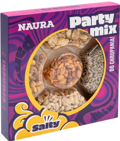 NAURA Tacka przekąskowa Party Mix Orzechy Ziarna 250g