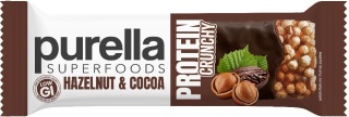 PURELLA Baton Protein Crunchy Hazelnut & Cocoa niski IG 45g