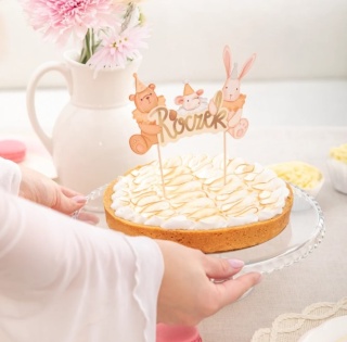 PartyPal Topper Miś Myszka Królik Baby 1szt.