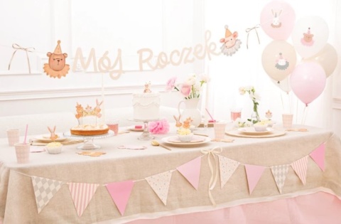 PartyPal Baner Mój Roczek Baby 1szt. 135x22cm