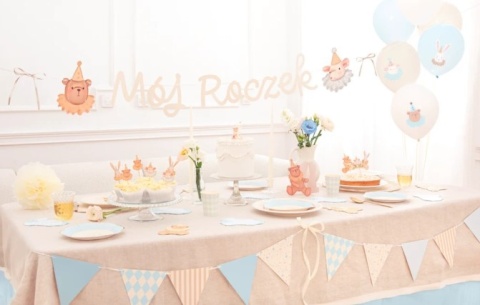 PartyPal Baner Mój Roczek Baby 1szt. 135x22cm