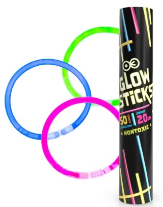 PartyPal Bransoletki fluorescencyjne 50szt.