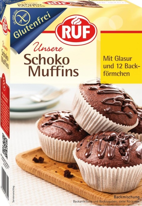 RUF Bezglutenowa mieszanka Babeczki czekoladowe 350g