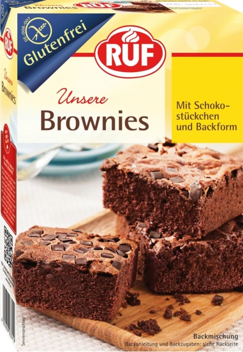 RUF Bezglutenowa mieszanka do ciasta Brownie 420g