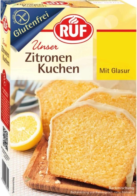 RUF Bezglutenowa mieszanka do ciasta Ciasto cytrynowe 530g