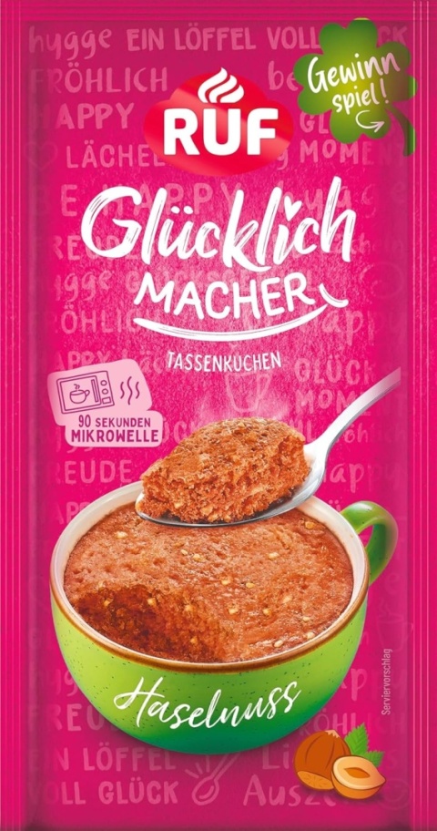 RUF Glucklich Macher Ciasto orzechowe w kubku 59g