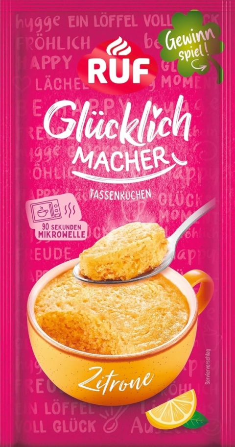 RUF Glucklich Macher Ciasto cytrynowe w kubku 56g