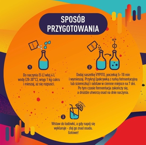 VYPITO Chillout lekko owocowy 126g 12% saszetka na 18 drinków