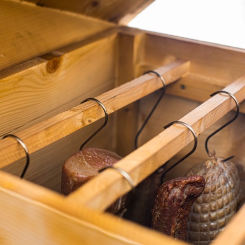BROWIN Wędzarnia drewniana elektryczna dragON WOOD E21