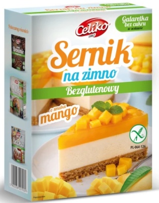 CELIKO Sernik na zimno o smaku mango 214g