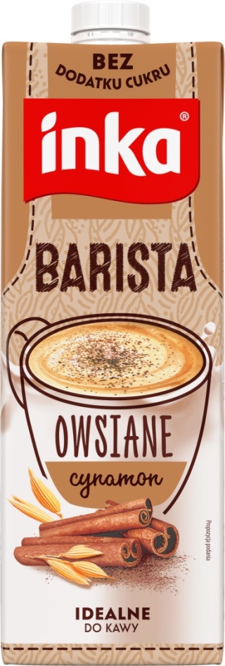 Inka Barista Owsiane Cynamon Napój Roślinny 1L 1000ml