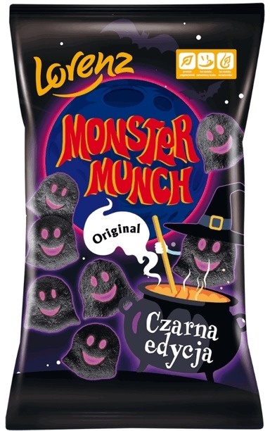 LORENZ Chrupki Monster Munch Black 100g