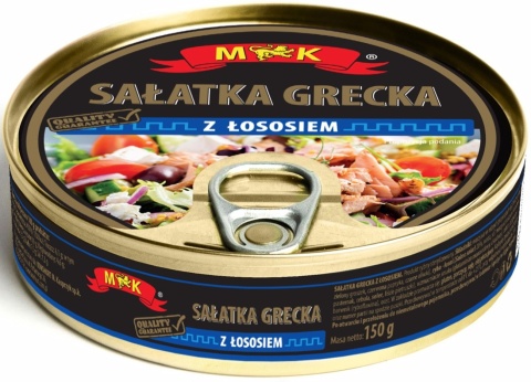 MK SAŁATKA GRECKA Z ŁOSOSIEM 150G