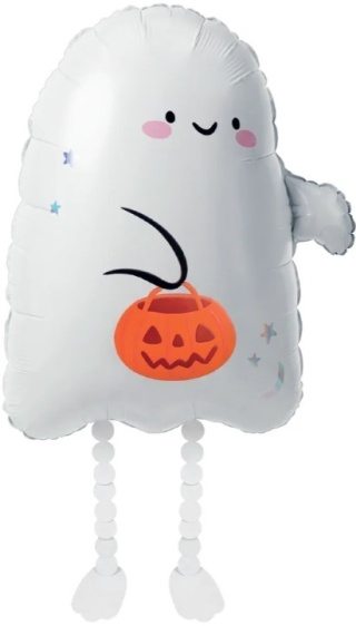 PartyPal Balon foliowy stojący Duszek Halloween Spooky Friends