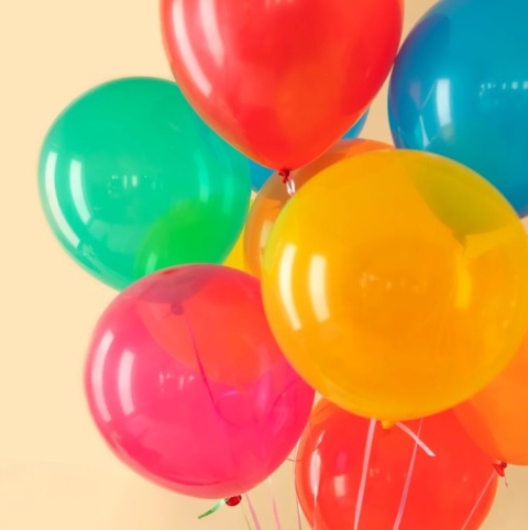 PartyPal Balony krystaliczne 10 cali 10 szt. mix