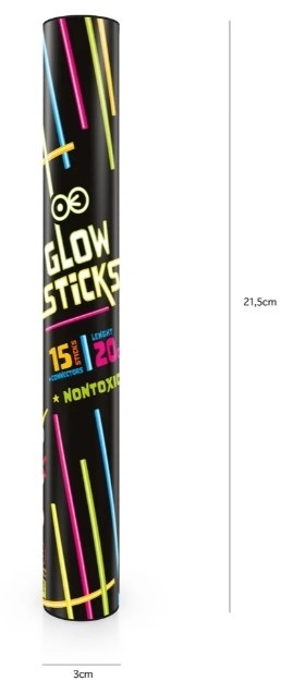 PartyPal Bransoletki fluorescencyjne 15 szt.