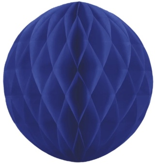 PartyPal Honeycomb bibułowy granatowy 30cm