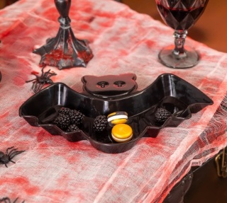 PartyPal Tacka talerzyk na przekąski Nietoperz Halloween