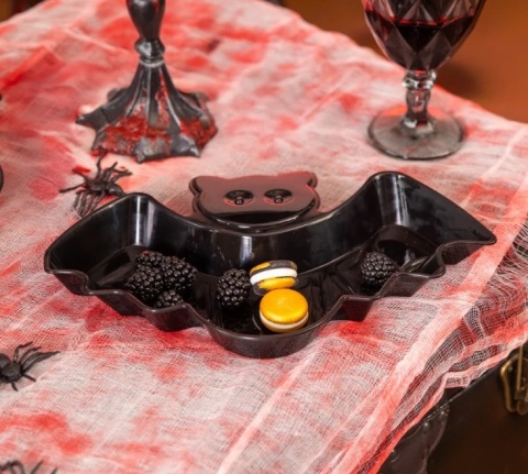 PartyPal Tacka talerzyk na przekąski Nietoperz Halloween