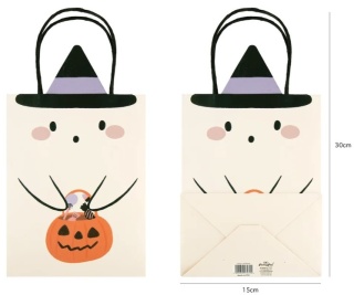 PartyPal Torebka na prezenty Duszek Halloween Spooky Friends