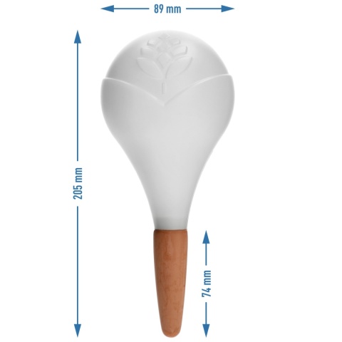 BROWIN Kule nawadniające BIAŁE z ceramiką 1szt
