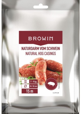BROWIN Naturalne jelita wieprzowe 28/30 15m