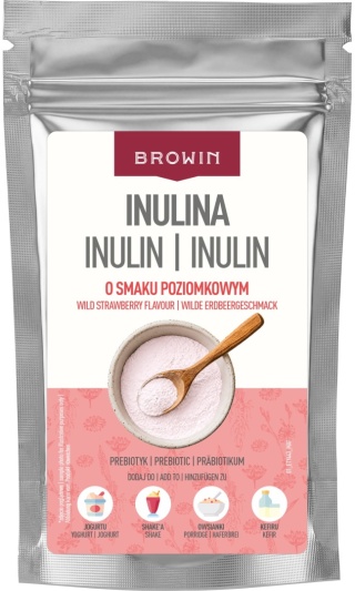 BROWIN Inulina o smaku poziomki 100g