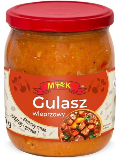 MK GULASZ WIEPRZOWY 500G